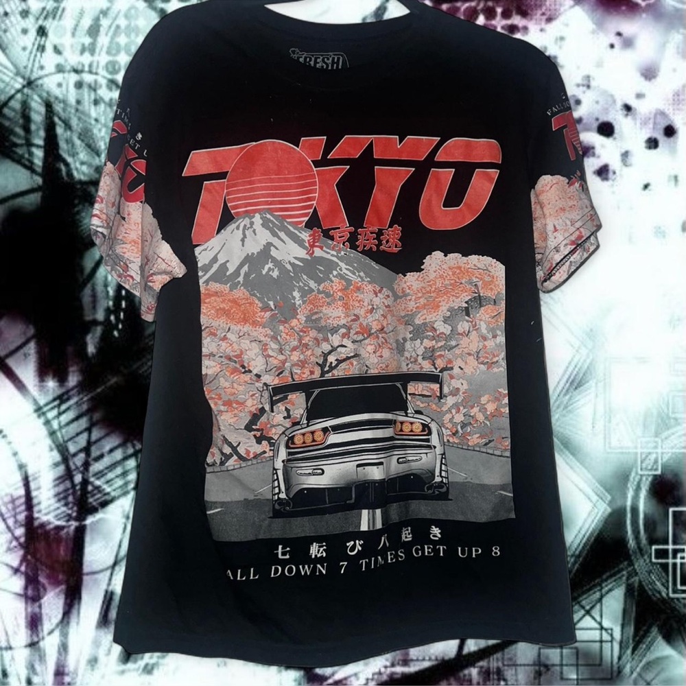 Tokyo Graphic Black T-Shirt